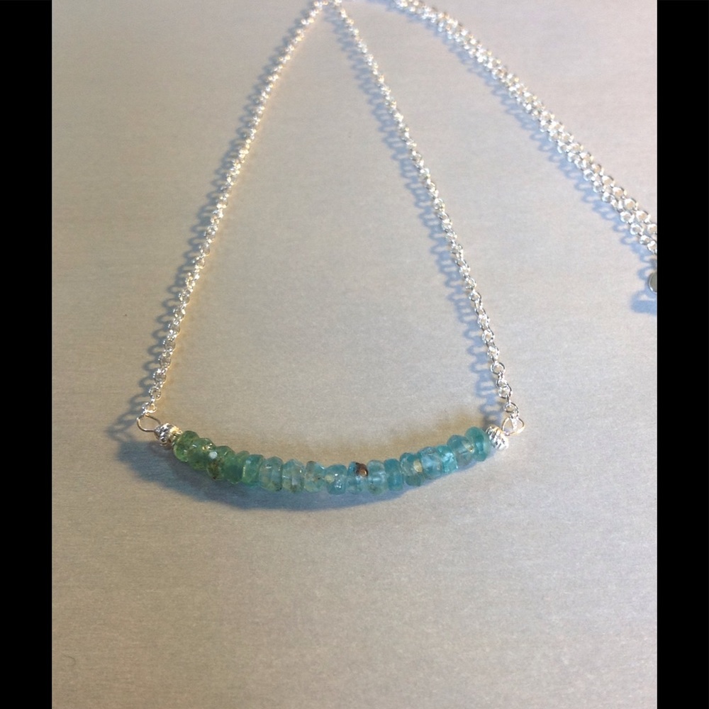 Sterling Blue Topaz Necklace