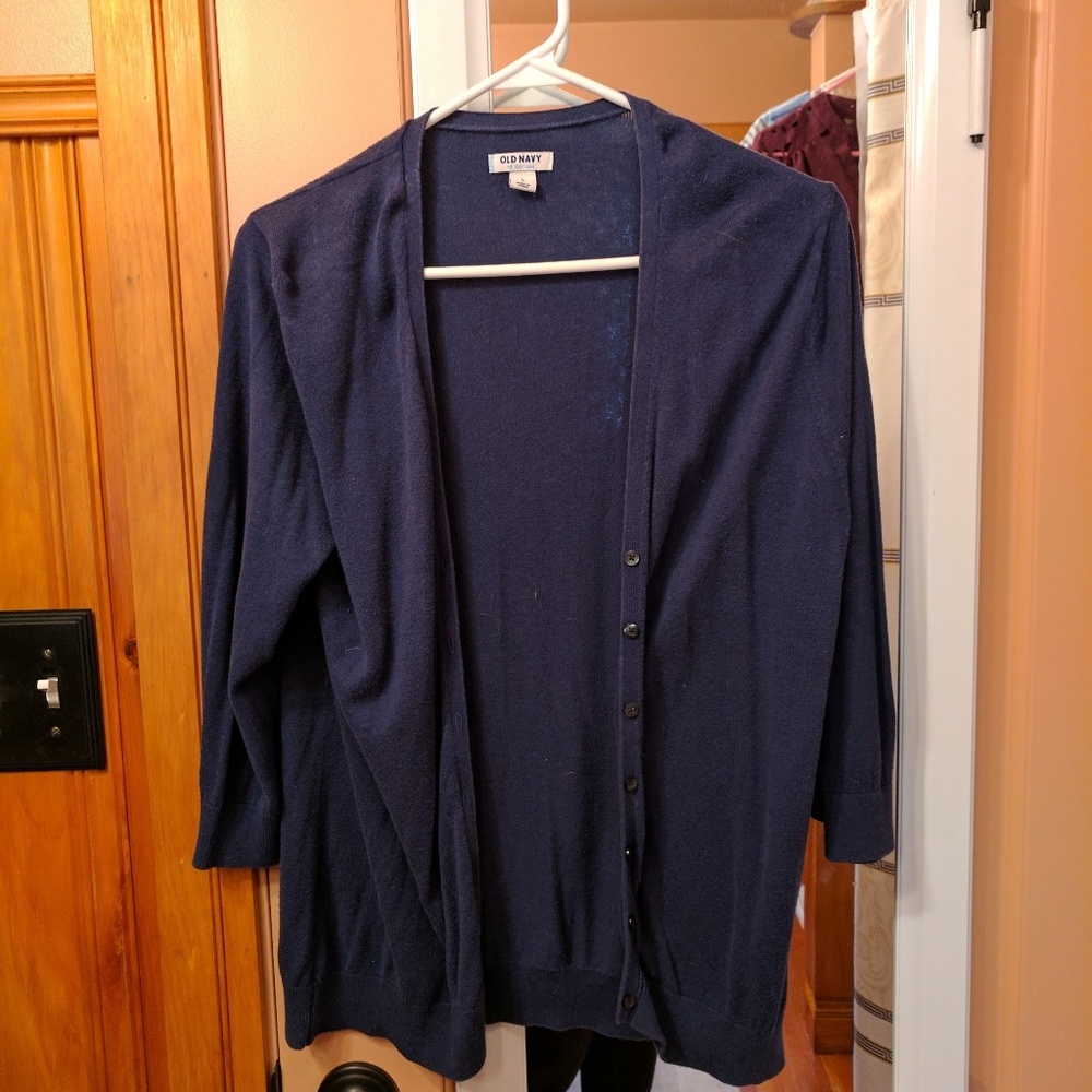 4/$20 Navy cardigan