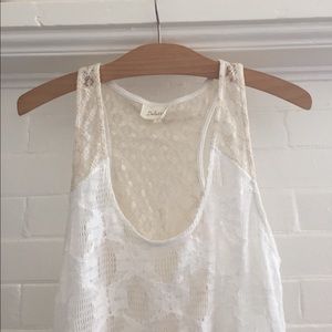 Deletta crochet tank - size medium