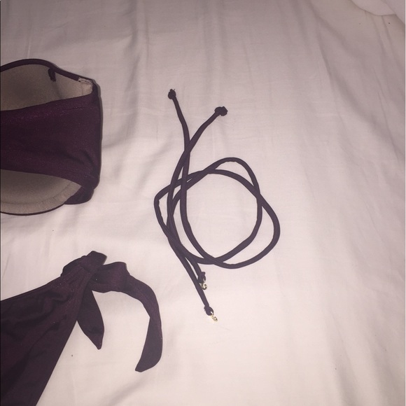 Victoria's Secret bandea top eggplant color - Picture 4 of 4