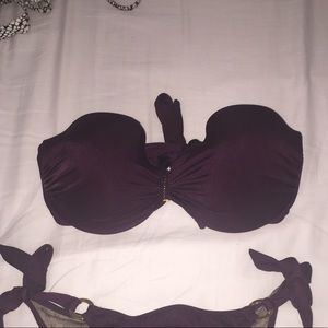 Victoria's Secret bandea top eggplant color