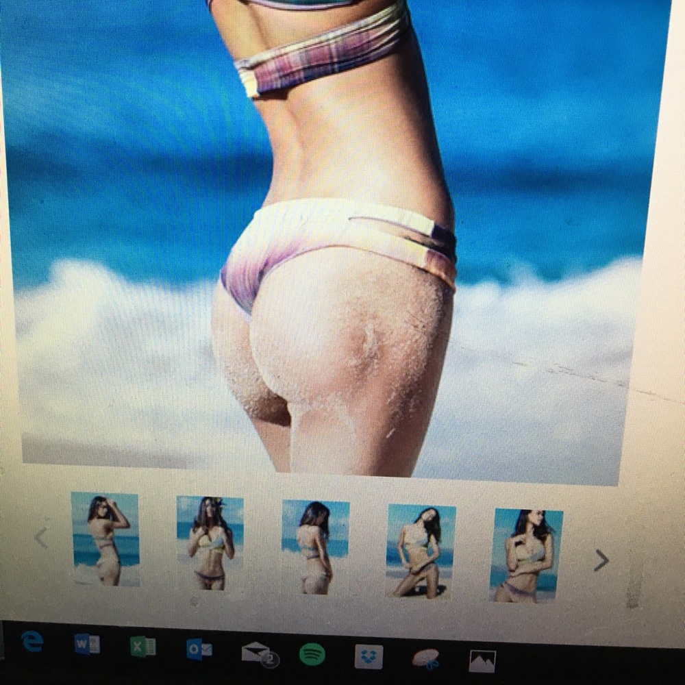 San Lorenzo Reversible Cheeky Cutout Bikini Bottom - Picture 3 of 3