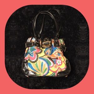 LineaR multicolored purse