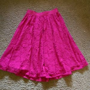Cute floral lace skirt from Forever 21