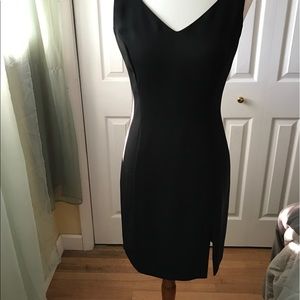 Sexy black dress.