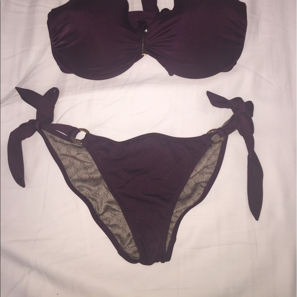 Victoria's Secret eggplant color bottoms