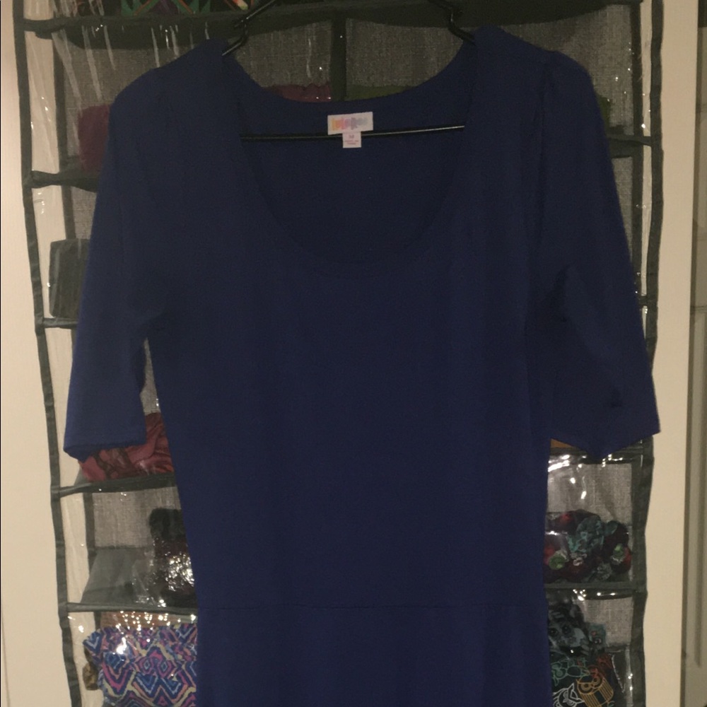 Blue lularoe Ana dress