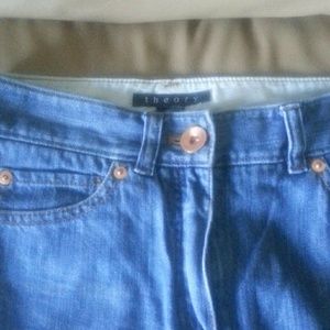 Wide leg theory Jean pants size 0