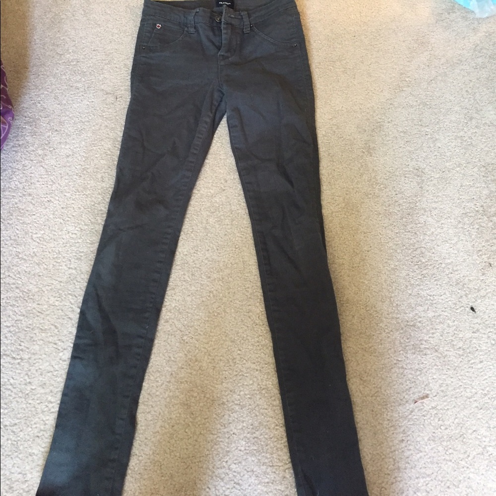 Hudson olive green Skinny Jeans for girls