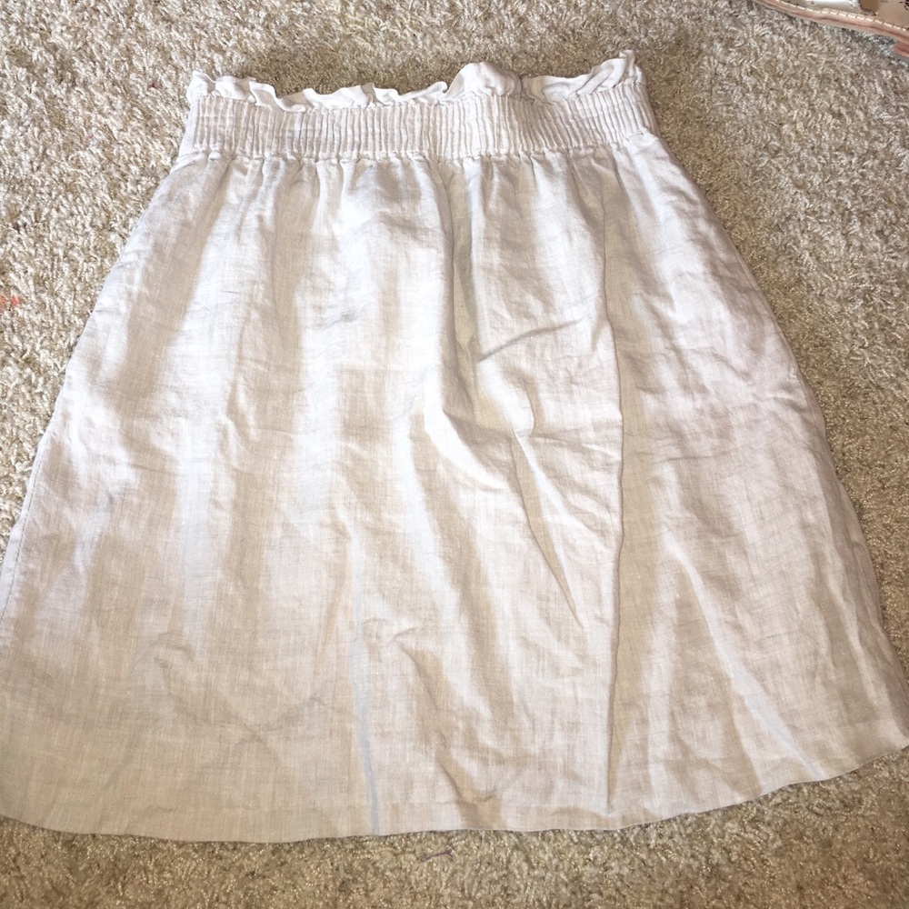 J.CREW Paperbag Linen Skirt