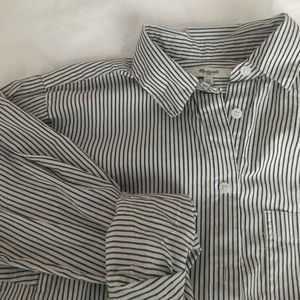 Madewell Oversized Striped Button Down