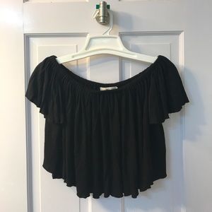 Off the shoulder flowy top