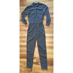 H&M army green jumpsuit