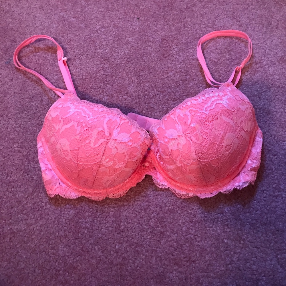 Pink Victoria's Secret Push Up Bra