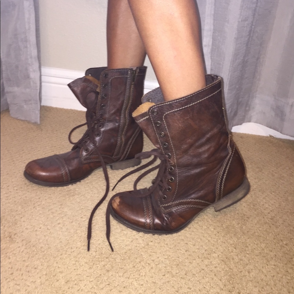 Steve Madden combat boots
