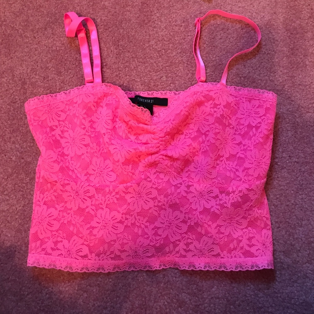 Hot pink bandeau