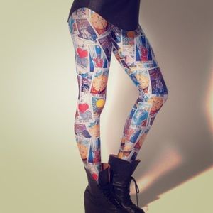 Black milk tarot card leggings