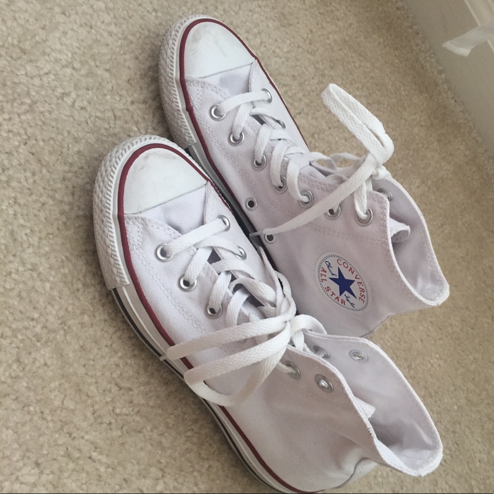White high top Converse