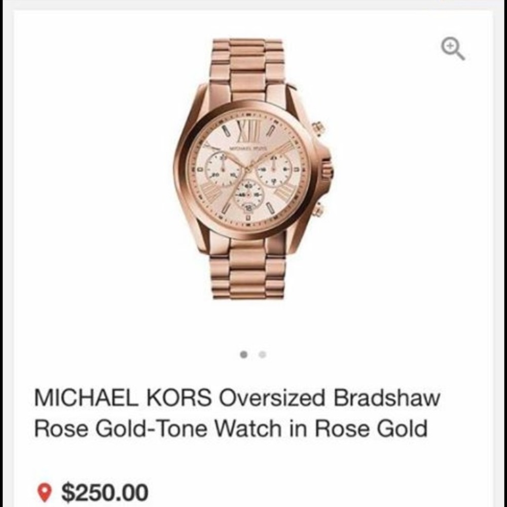 Michael Kors Rose Gold Watch