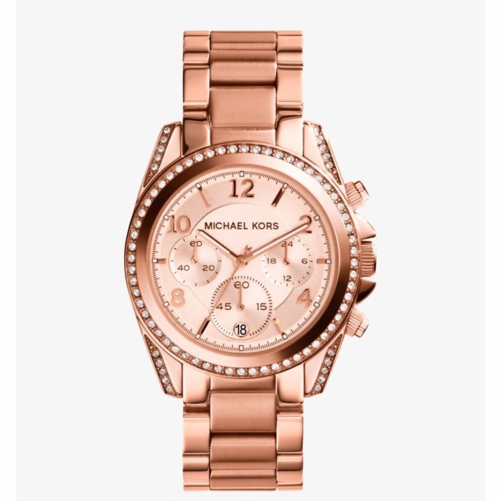 Michael Kors Blair Rose Gold Chronograph Watch