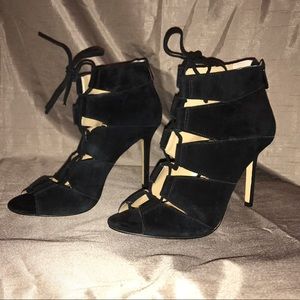 Ann Taylor Elaina Suede Booties