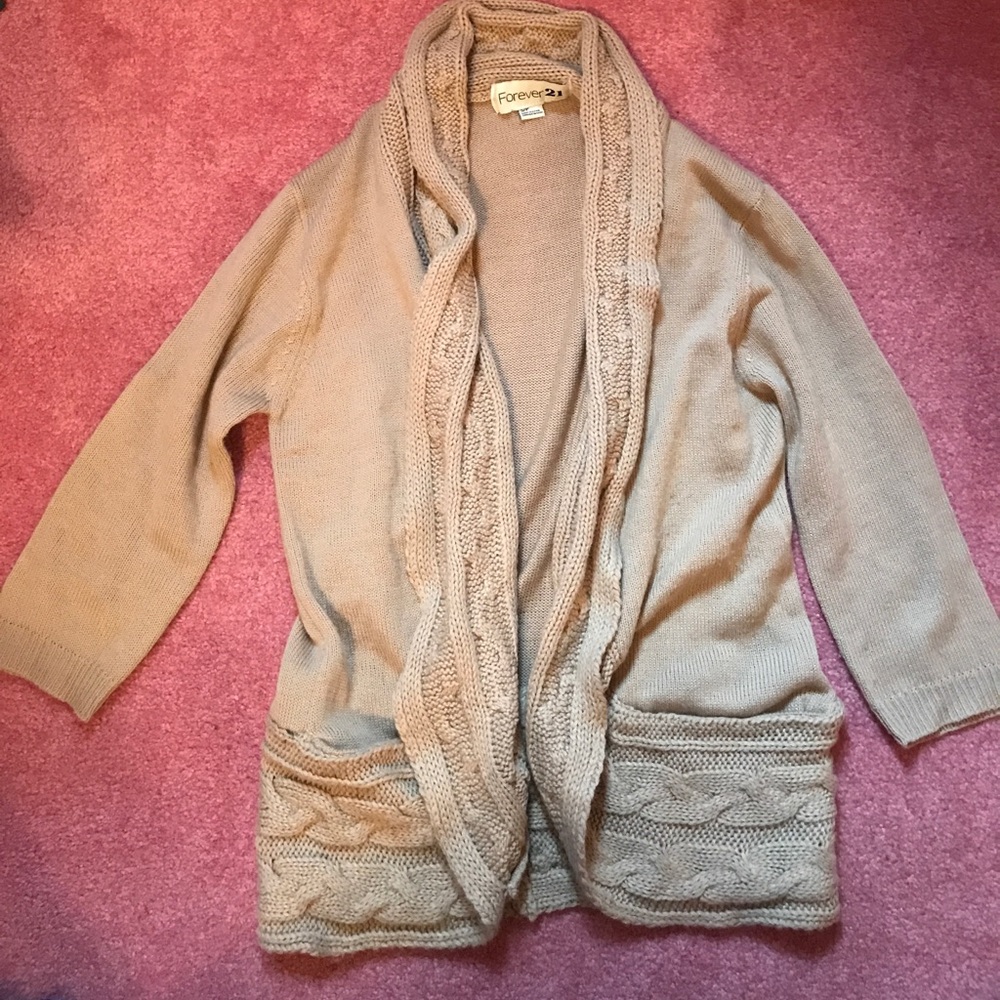 Beige Cardigan