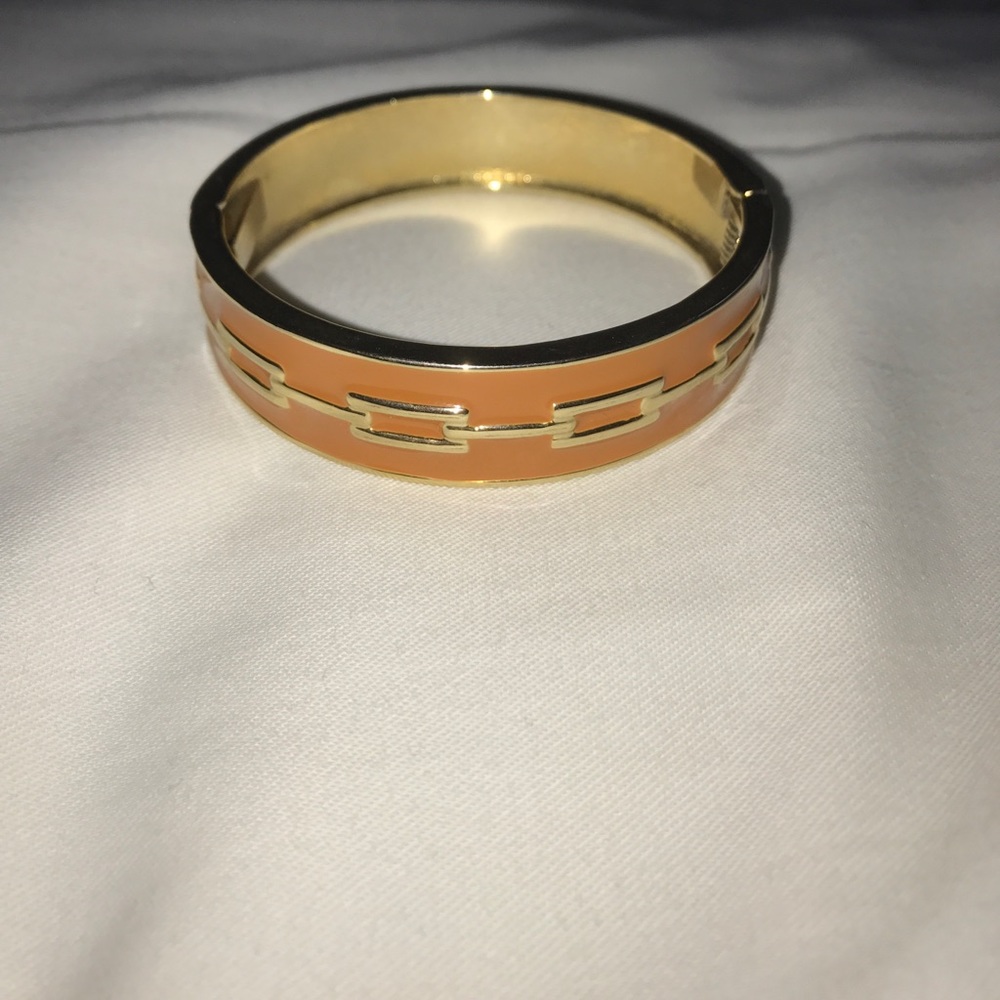 Orange and gold bangel