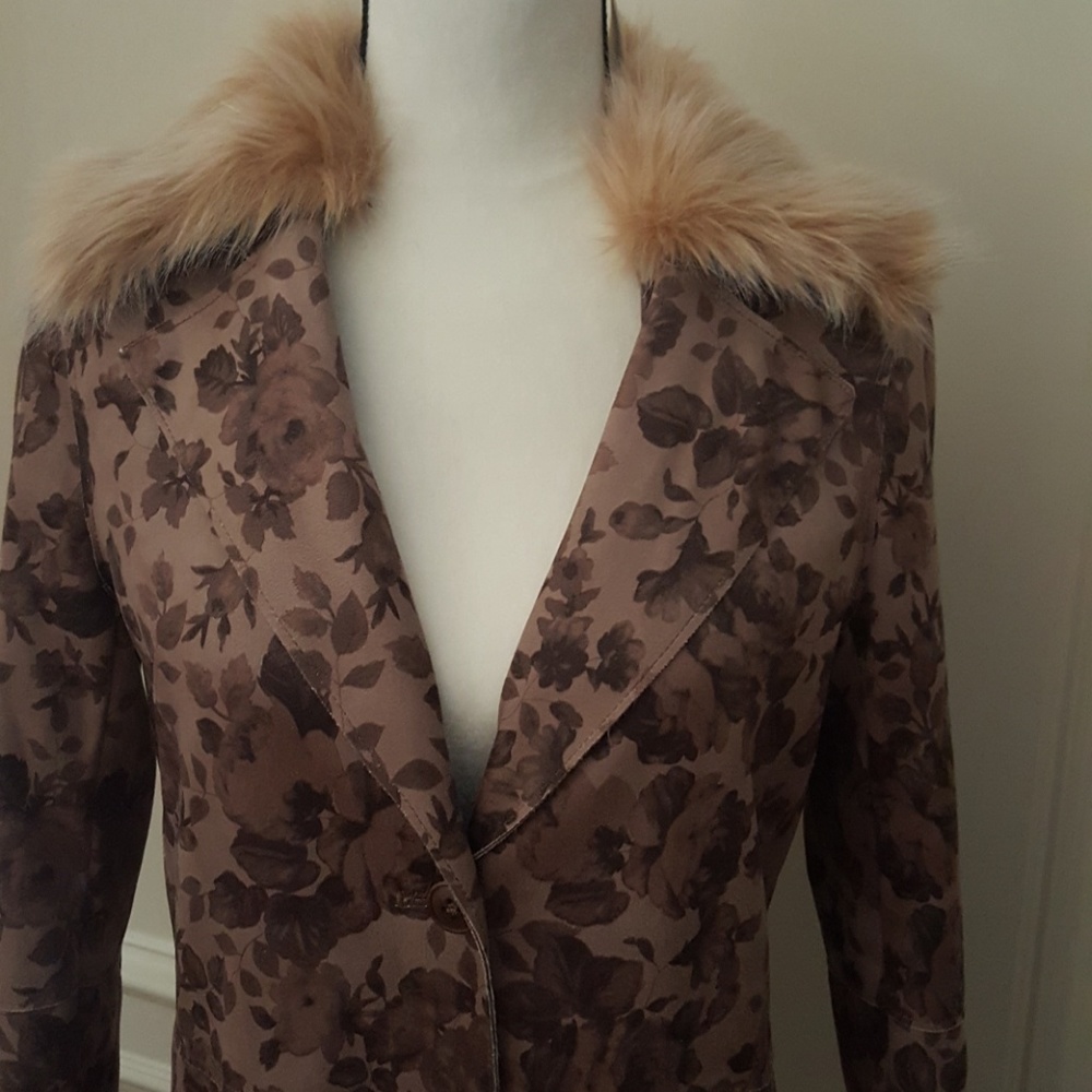 Anthropologie rose coat