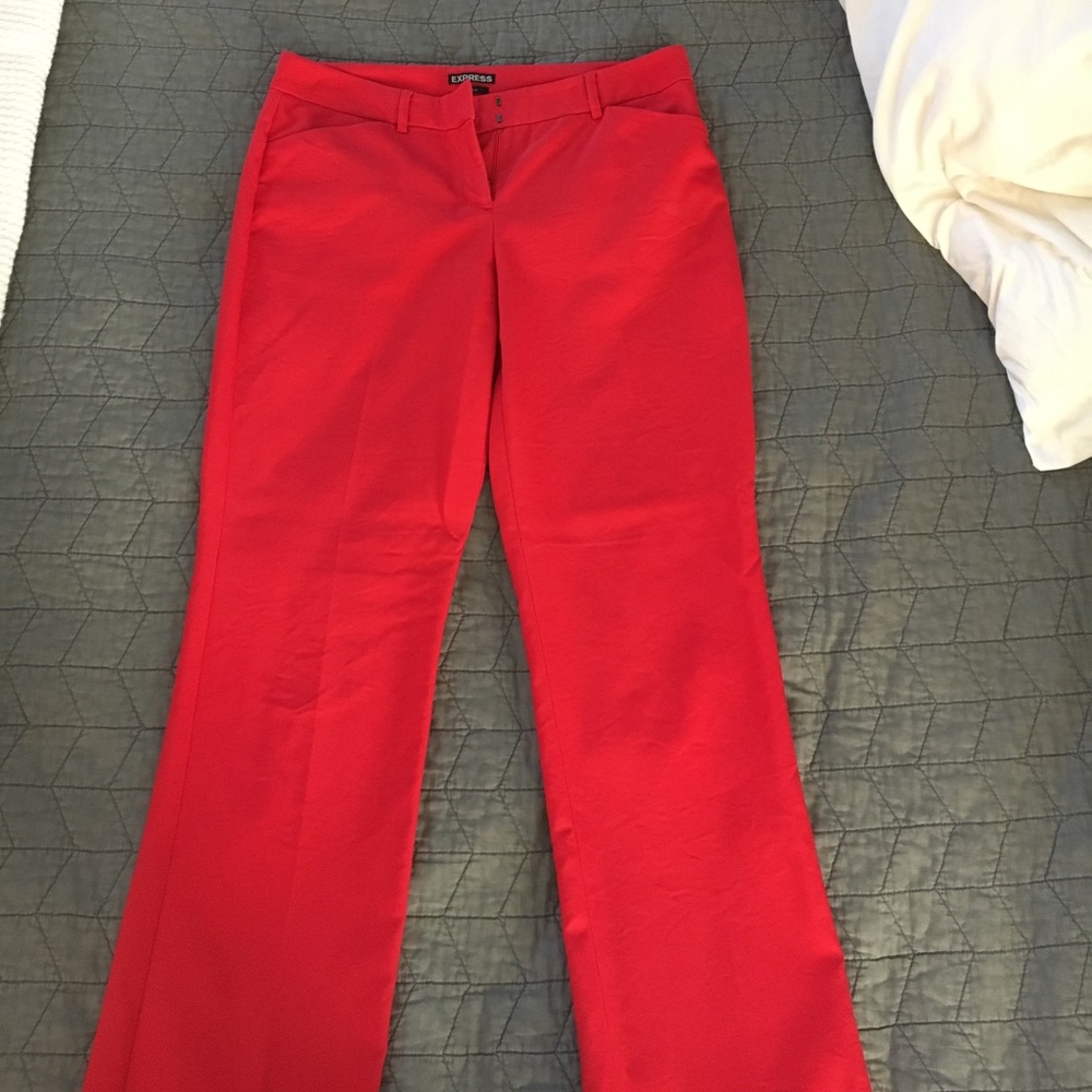 Express Editor pant. Red. Size 8R