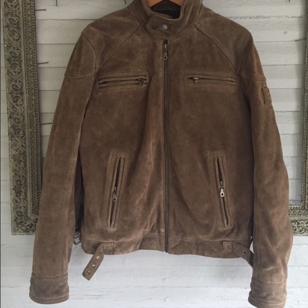 Amazing condition 100% suede motorcycle jacket