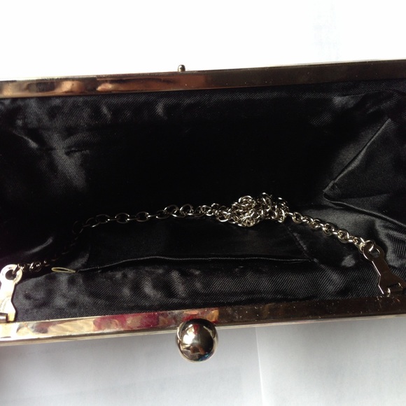 Vintage Elegant beads embroidered clutch bag - Picture 7 of 8