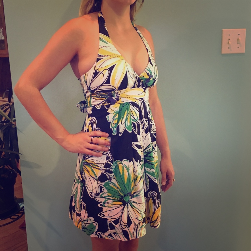 Garden Party Halter Top Dress