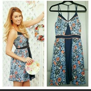 LC Lauren Conrad blue dress