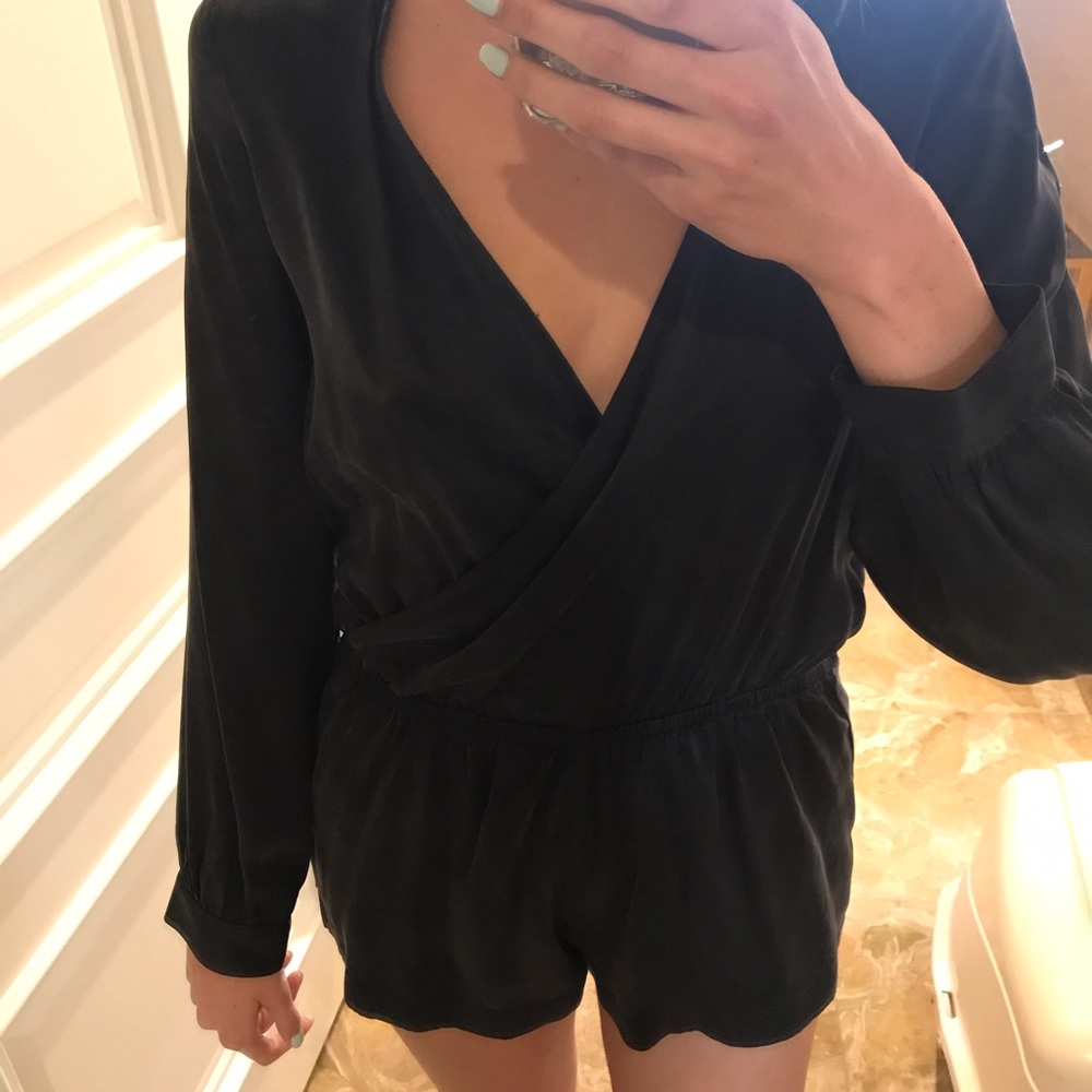 Blue Life luxe satin romper