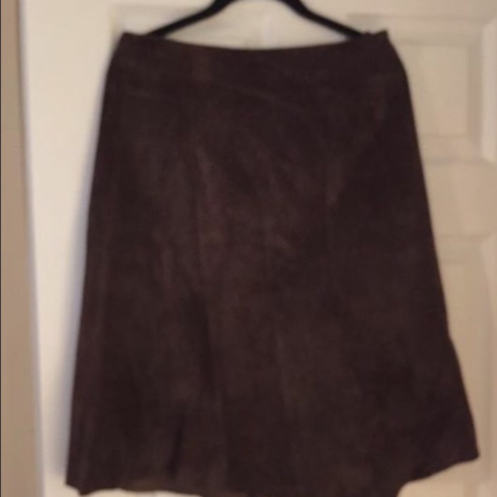 Suede Skirt