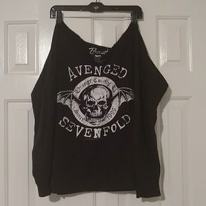 Cropped sweatshirt, Avenged Sevenfold