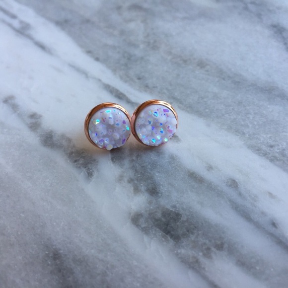 ❗️LAST ONE❗️🆑🎉HP🎉 Opal druzy earrings - Picture 2 of 3