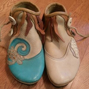 One of a Kind Handmade Leathersmith Moccasins