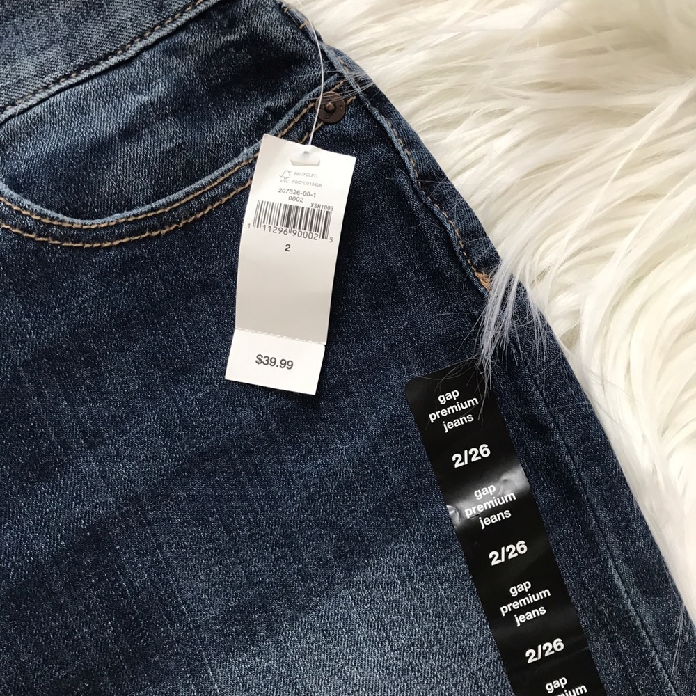 gap brand new Y2K dark wash denim mini skirt - Picture 5 of 5