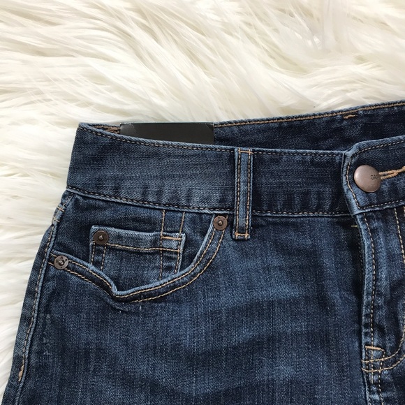 gap brand new Y2K dark wash denim mini skirt - Picture 4 of 5