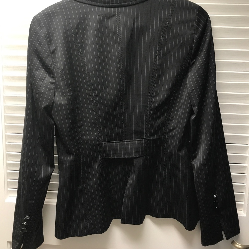 Bebe Pinstriped Jacket - image 4
