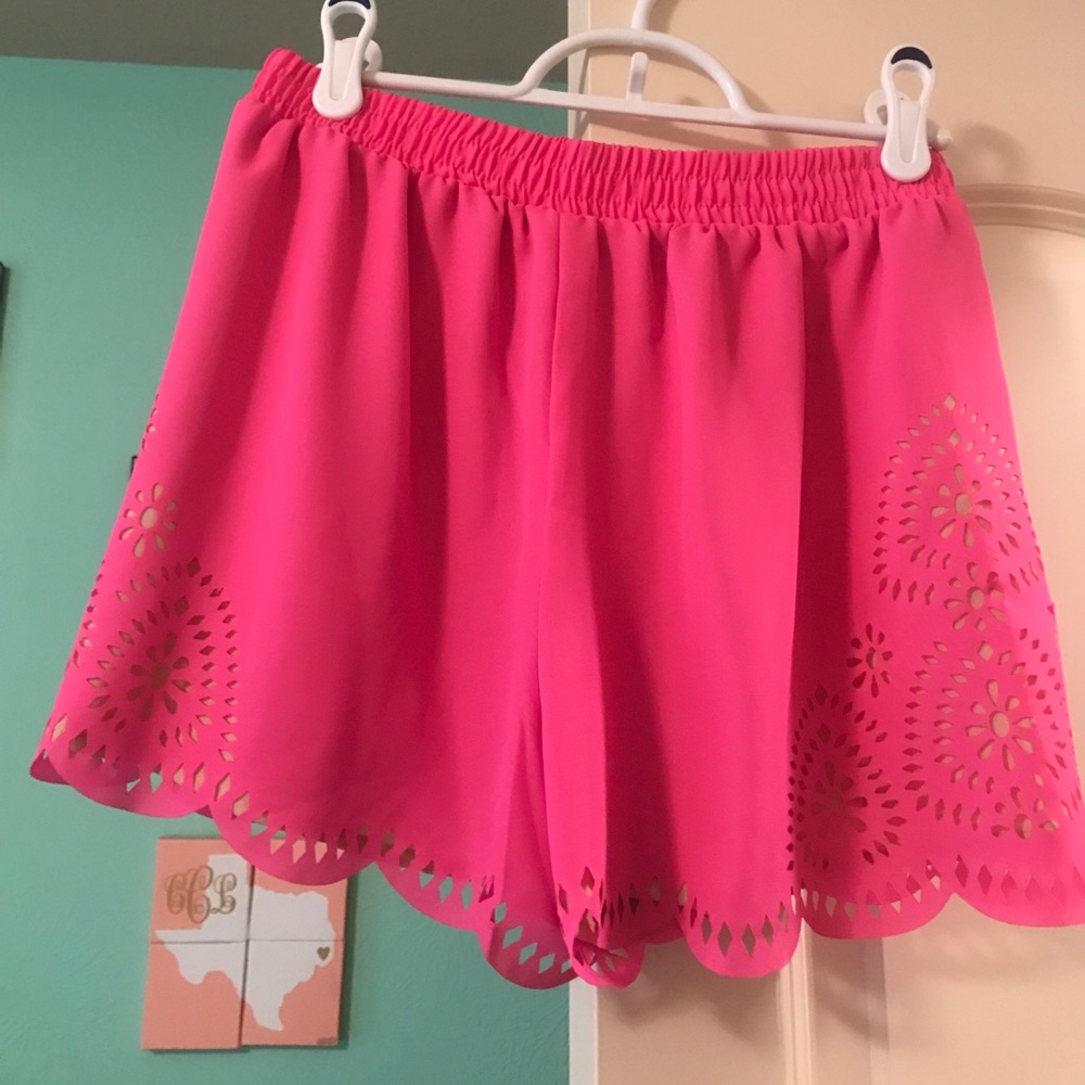 Pink shorts