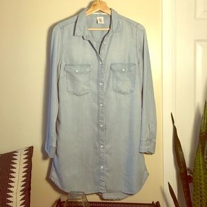 H&M light denim dress