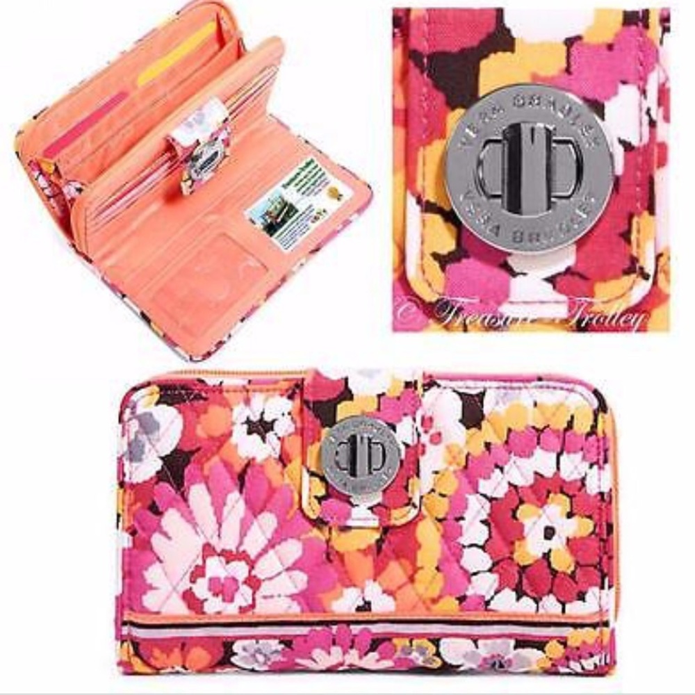 Vera Bradley Turn Lock Wallet "Brand New"