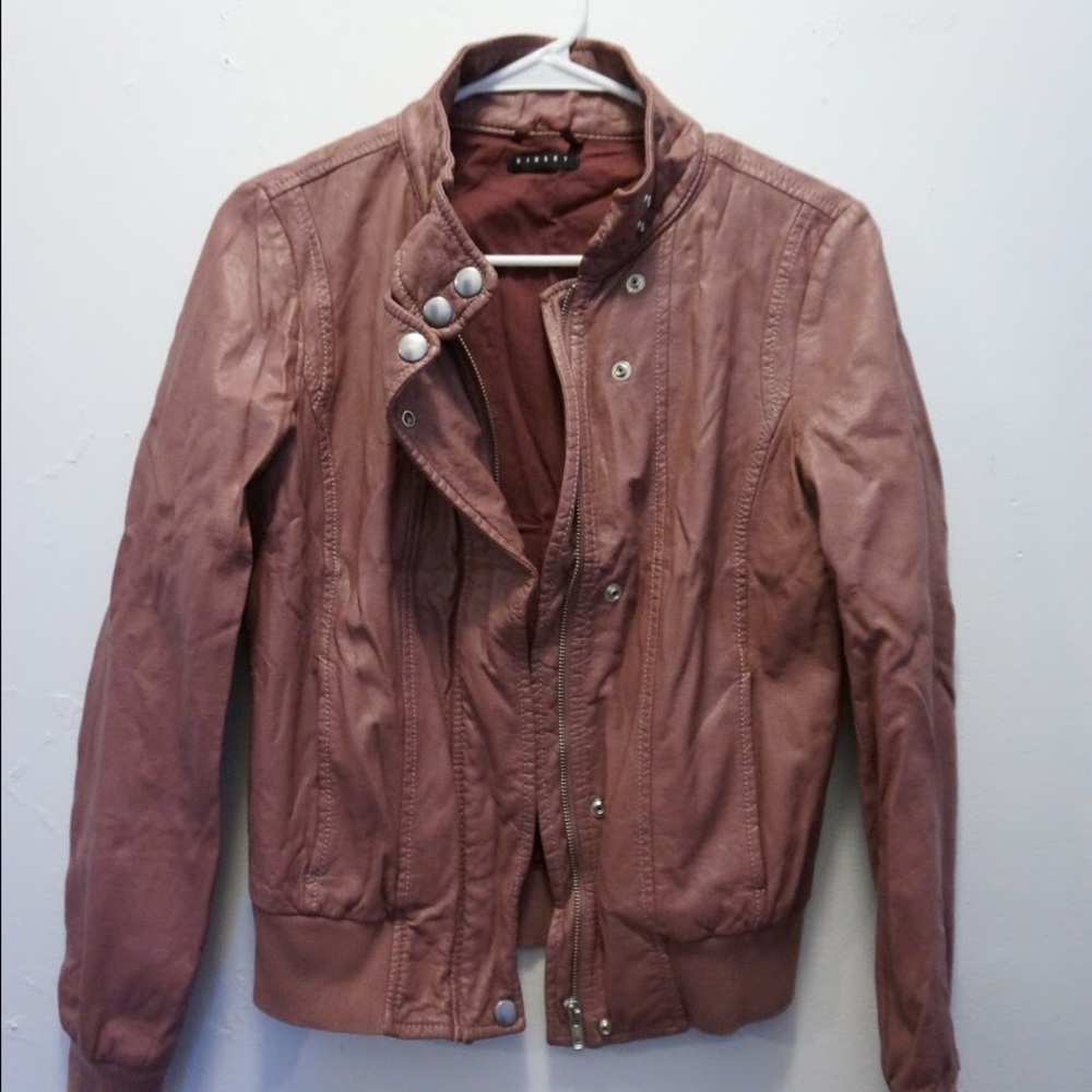 Sisley biker jacket small