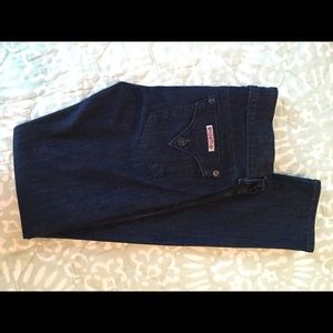 Hudson dark wash skinny jeans