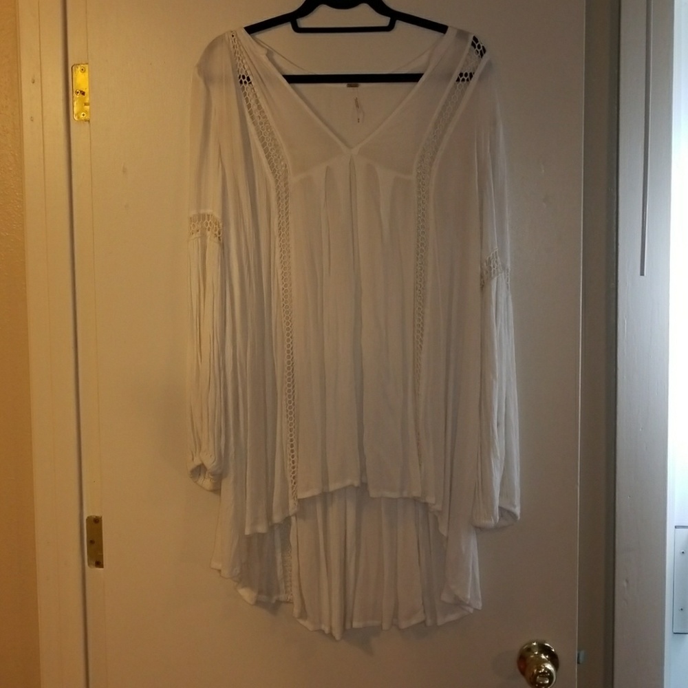 Free People: just the two of us tunic, white, Med