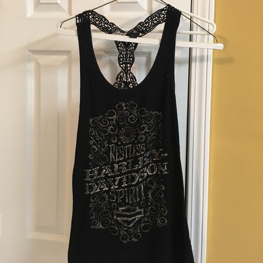 Harley Davidson Lace Back Tank