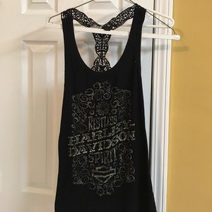 Harley Davidson Lace Back Tank