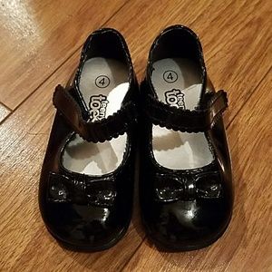 Black baby girl dress shoes